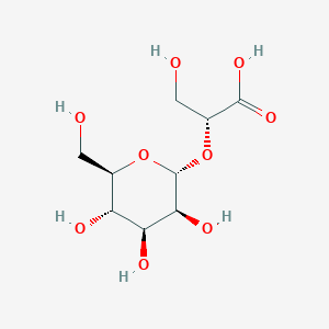 molecular formula C9H16O9 B1237623 2-O-alpha-mannosyl-D-glycerate 