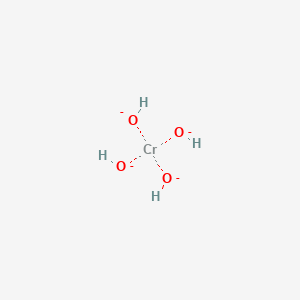 molecular formula CrH4O4-4 B1237624 tetraoxidochromate(IV) 