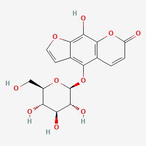 molecular formula C17H16O10 B12376365 8-Hydroxy-5-O-beta-D-glucosylpsoralen 