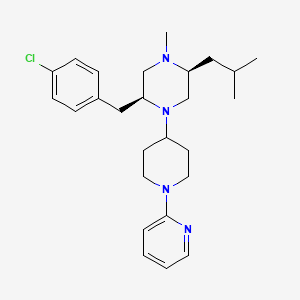 molecular formula C26H37ClN4 B12376431 chi3L1-IN-2 