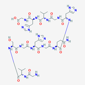molecular formula C46H69N19O15 B12376456 Alloferon 2 