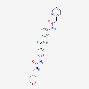 molecular formula C28H30N4O3 B12376471 FZQ-21 