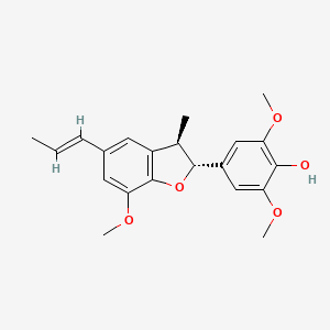 molecular formula C21H24O5 B12376492 Maceneolignan A 