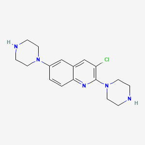 molecular formula C17H22ClN5 B12376597 BDM91288 