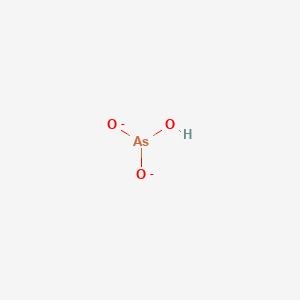 molecular formula AsHO3-2 B1237668 Hydrogen ortho-arsenite ion 