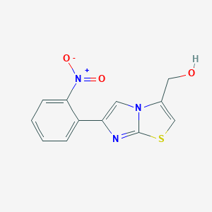 molecular formula C12H9N3O3S B123767 3-Hydroxymethyl-6-(2-nitrophenyl)imidazo[2,1-b]thiazole CAS No. 925437-85-0
