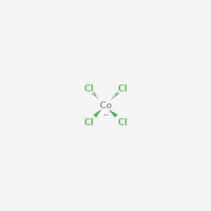molecular formula Cl4Co-2 B1237677 Tetrachlorocobaltate(2-) 