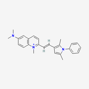 molecular formula C26H28N3+ B1237680 吡喹 CAS No. 7187-62-4