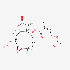 molecular formula C22H26O9 B1237681 秀丽隐杆线虫 