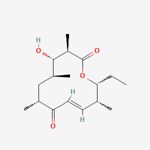 molecular formula C17H28O4 B1237683 10-Deoxymethynolide 