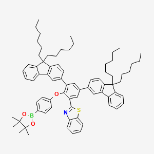 molecular formula C75H88BNO3S B12376910 HBT-Fl-BnB 