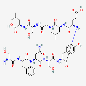 molecular formula C50H73N11O18 B12376923 PKCd (8-17) 