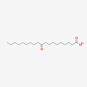 molecular formula C19H36O3 B1237695 10-Oxononadecanoic acid 