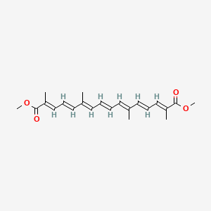 molecular formula C22H28O4 B1237698 Dimethylcrocetin CAS No. 5892-54-6
