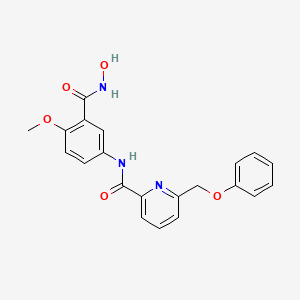 molecular formula C21H19N3O5 B12377089 ZINC000028464438 