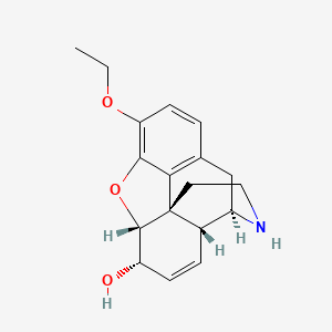 molecular formula C18H21NO3 B1237711 Norethylmorphine CAS No. 72165-34-5