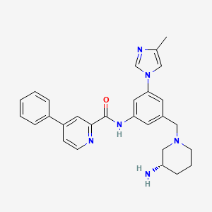 molecular formula C28H30N6O B12377129 PCSK9-IN-22 