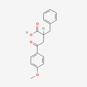 molecular formula C18H18O4 B1237719 2-Benzyl-3-(4-methoxybenzoyl)propanoic acid CAS No. 68973-52-4