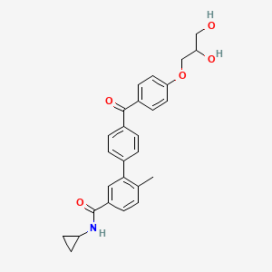 molecular formula C27H27NO5 B12377266 NJK14047 