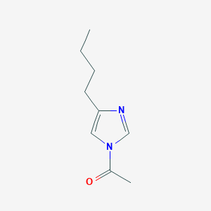B123773 1-(4-Butyl-1H-imidazol-1-yl)ethanone CAS No. 155092-17-4