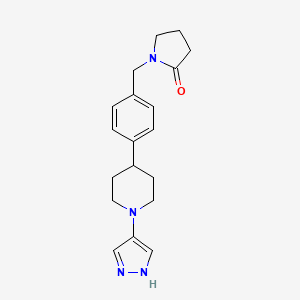 molecular formula C19H24N4O B12377384 20-HETE inhibitor-1 