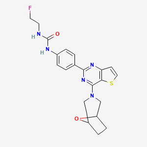molecular formula C21H22FN5O2S B12377405 mTOR inhibitor-10 
