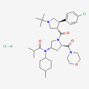 molecular formula C35H54Cl2N4O4 B12377507 Bivamelagon hydrochloride 