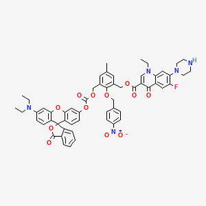 molecular formula C57H52FN5O12 B12377584 NR-NO2 