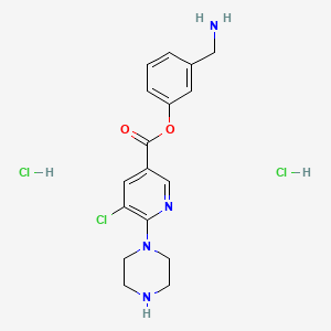 molecular formula C17H21Cl3N4O2 B12377587 BDM91270 