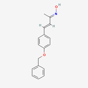 (2E,3E)-4-[4-(benzyloxy)phenyl]-N-hydroxybut-3-en-2-imine