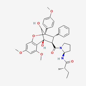 molecular formula C36H42N2O8 B12377743 Aglain C 