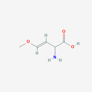 molecular formula C5H9NO3 B1237776 2-Amino-4-methoxy-3-butenoic acid 
