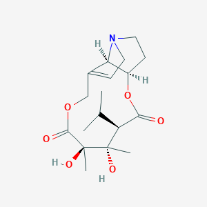 molecular formula C18H27NO6 B1237783 Trichodesmine 
