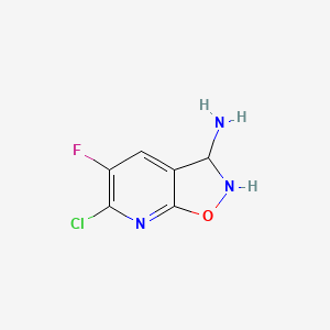 molecular formula C6H5ClFN3O B12377881 AT-0174 