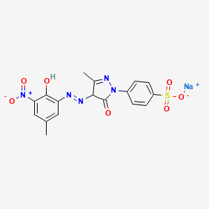 molecular formula C17H14N5NaO7S B12377907 C.I. Mordant red 94 