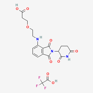 Thalidomide-4-NH-PEG1-COOH TFA