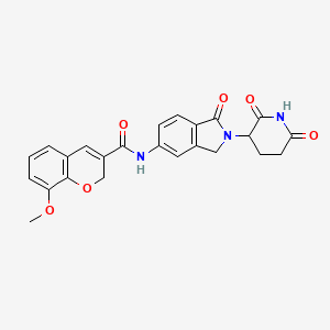 molecular formula C24H21N3O6 B12377940 DEG-77 