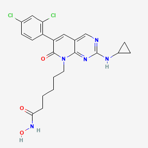 molecular formula C22H23Cl2N5O3 B12378031 ZMF-23 