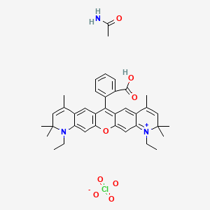 molecular formula C38H44ClN3O8 B12378153 ATTO 590 amine 