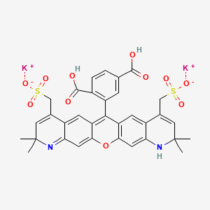 molecular formula C33H28K2N2O11S2 B12378172 AF 568 carboxylic acid 