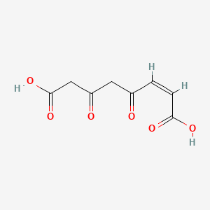 molecular formula C8H8O6 B1237821 4-Maleylacetoacetic acid CAS No. 5698-52-2