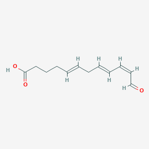 12-oxo-5E,8E,10Z-dodecatrienoic acid
