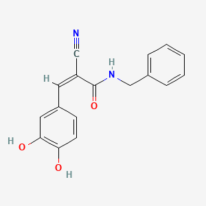 2-Cyano-3-(3,4-dihydroxyphenyl)-N-(benzyl)-2-propenamide