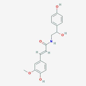 molecular formula C18H19NO5 B123784 N-trans-Feruloyloctopamine CAS No. 66648-44-0