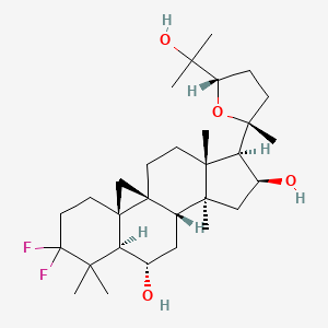 molecular formula C30H48F2O4 B12378453 HHQ16 