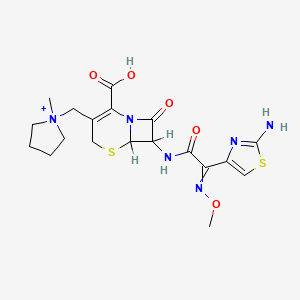 molecular formula C19H25N6O5S2+ B1237851 Cefepime(1+) CAS No. 88376-58-3