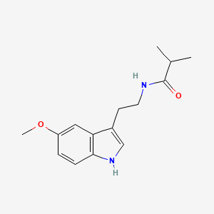 molecular formula C15H20N2O2 B1237886 5-Methoxy-N-isobutanoyltryptamine CAS No. 66012-84-8