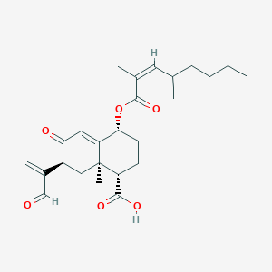 (1S,4R,7S,8aR)-4-[(Z)-2,4-dimethyloct-2-enoyl]oxy-7-(1-formylvinyl)-8a-methyl-6-oxo-1,2,3,4,7,8-hexahydronaphthalene-1-carboxylic acid