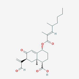molecular formula C25H34O6 B1237892 Integric acid 