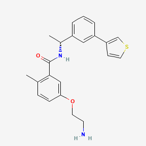molecular formula C22H24N2O2S B12378955 Jun11165 
